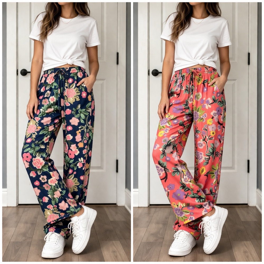 POL NWOT Set of 2 Floral Lounge Pants